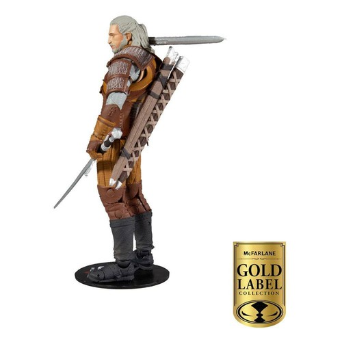 the WITCHER GERALT of RIVIA – GOLD LABEL SERIES 7″ Action Figure 18 cm McFARLANE - Imagen 5 de 7