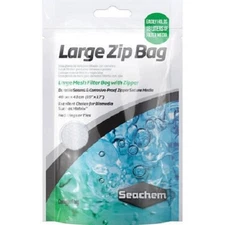 SEACHEM Large Mesh Zip Bag for Aquarium Filter Media  19 x 17 inch