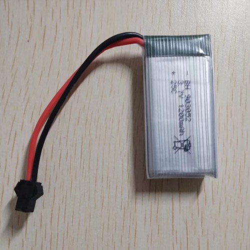 New 903052 1200mAh 3.7V SM Plug Battery For RC Helicopter Drone Toys - Picture 3 of 8
