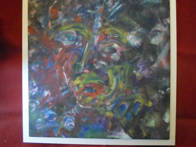 Abstraktes, figürliches, originales ACRYLGEMÄLDE ''KOPF'' P D  Dr. Rainer Jaeschok