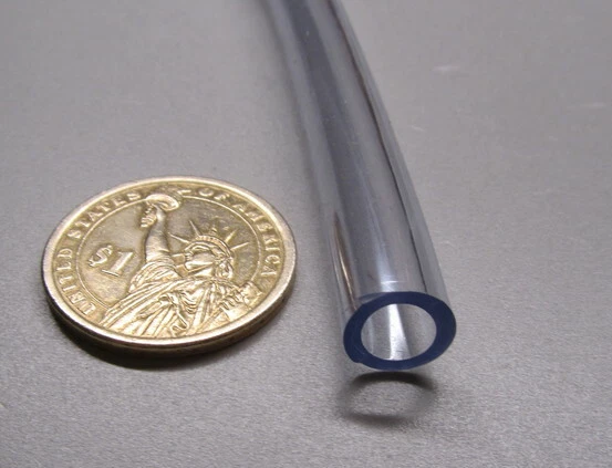 PVC Tubing, Clear, 3/8" OD x 1/4" ID x 1/16" Wall x 100 Foot Coil - Image 3 of 4