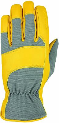 Seirus Innovation Heatwave Workman Leather Glove, Gray/Calfskin, Small