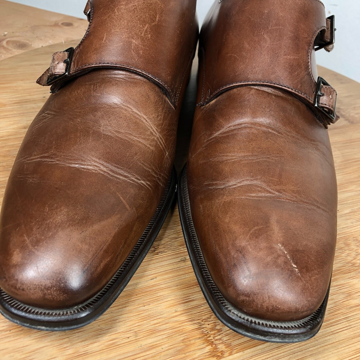 To Boot New York Shoes Mens 10 Oxfords Double Monk Strap 