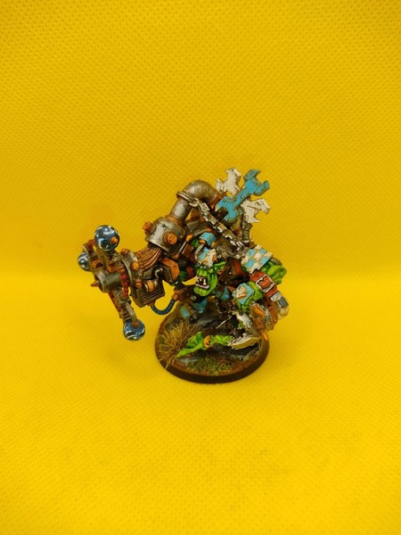Warhammer 40k Orks Big MEK pistola de Ataque Shokk Pro Painted - Warhammer 40k 