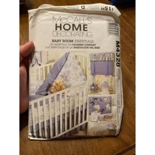 Mccalls Home Decorating Sewing Pattern M4328 Baby Room Essentials Cut NurseryDIY