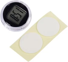 Mini Motorcycle ClocksStick On Analog Car ClockWaterproof Stick-On Motorbike ...