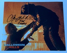 James Jude Courtney Signed Michael Myers 8x10 photo Halloween Kills PROOF A3