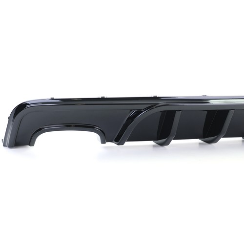 Heckdiffusor Diffusor SCHWARZ GLANZ für BMW 1er E82 E88 2007-2013 mit M-Paket - Bild 3 von 3