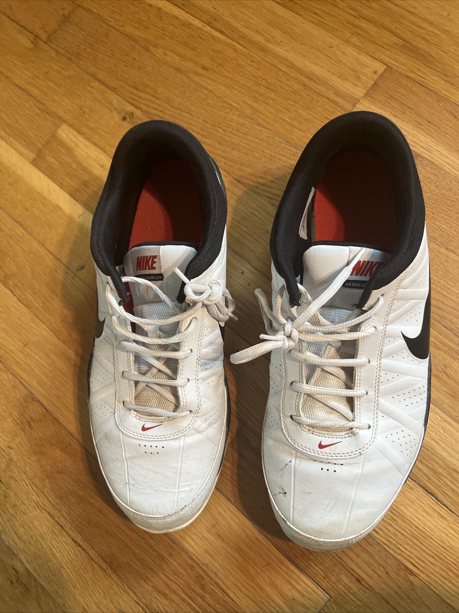 Nike Air Ring Leader Low White/Black-Sport Red 488102-100  display picture 1