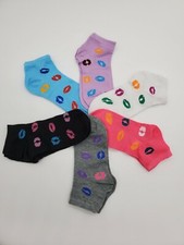 New Set 12 Pairs Women's Ladies Novelty Leopard Low Cut Ankle Socks Size 9-11