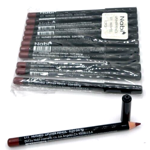 NABI LIPLINER PENCIL L11 NUTMEG 0.04 OZ #12 PACK-FREE SHIPPING | eBay