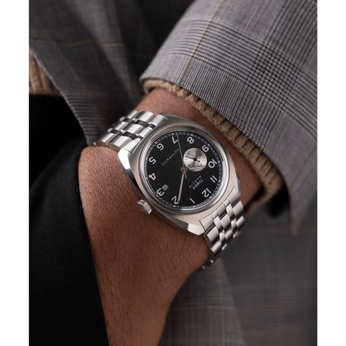 Timex TW2W58800 MARLIN AUTOMATIC 39mm schwarz silber Edelstahl Herren Uhr NEU - Bild 8 von 10