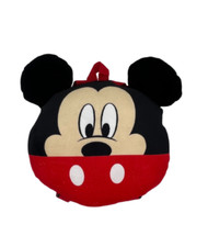 Disney Mickey Mouse Plush Backpack 12" Squish Soft Plush Bag for Toddlers
