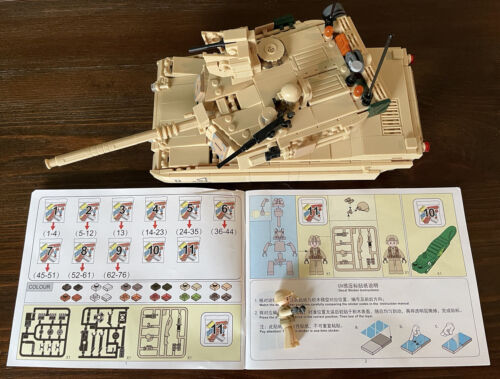 M1 Abrams Main Battle Tank Army Military M1A2 Abram USA MOC building Blocks - Picture 6 of 10