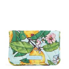 Cartera Vera Bradley RFID Pequeña Plegable Lemon Grove Nueva con Etiquetas