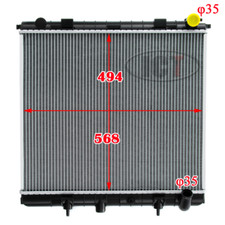 Fits 1999-2002 Land Rover Range Rover P38 P38A 4.0L 4.6L Aluminum Core Radiator