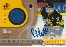Ray Bourque 2006 Sp Game Used Heritage Classic Jersey Auto 34/100 Bruins