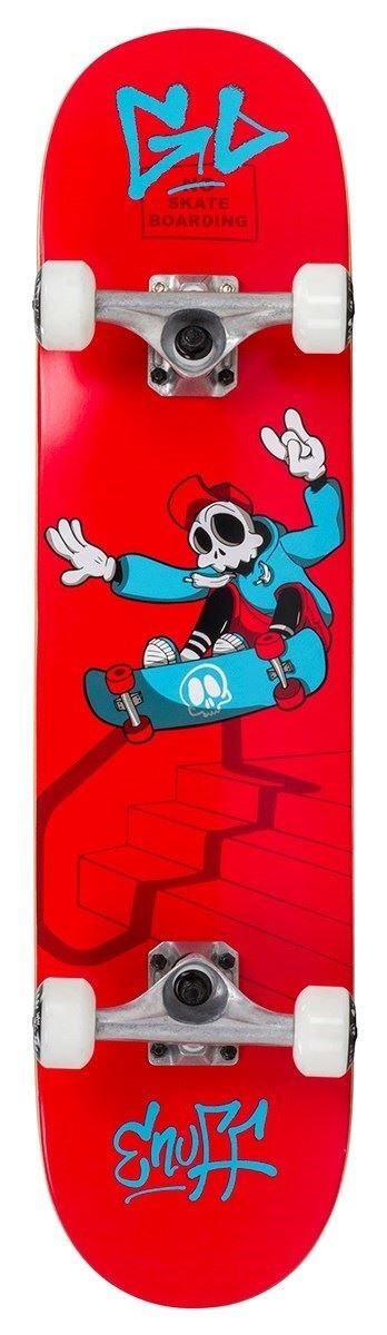 Enuff Skully Red Complete Skateboard - 7.75""