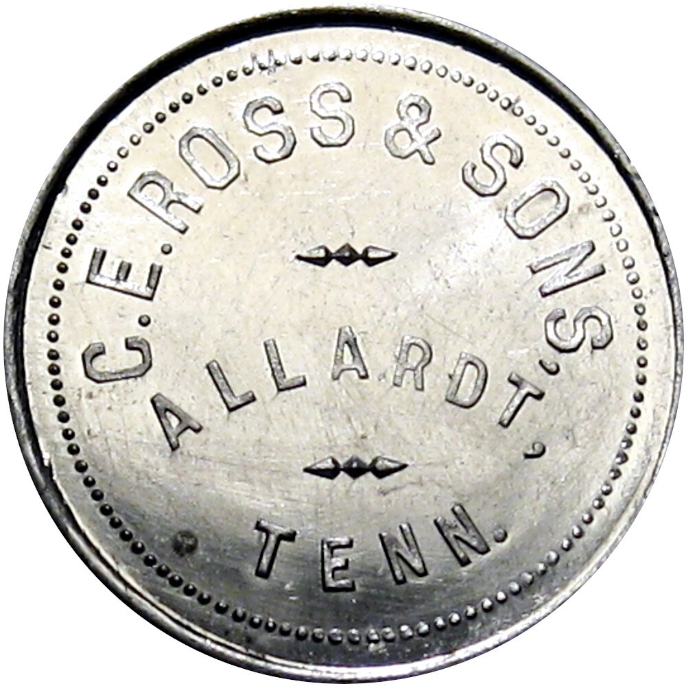 Allardt Tennessee R8 Lumber Scrip Good For Token C E Ross & Sons eBay