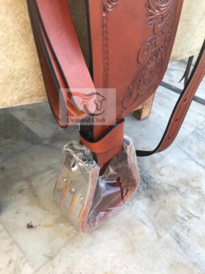 Selle Western Wade En Cuir Ridex – Taille 16 Pouces, Fourche Wade, Faite Main