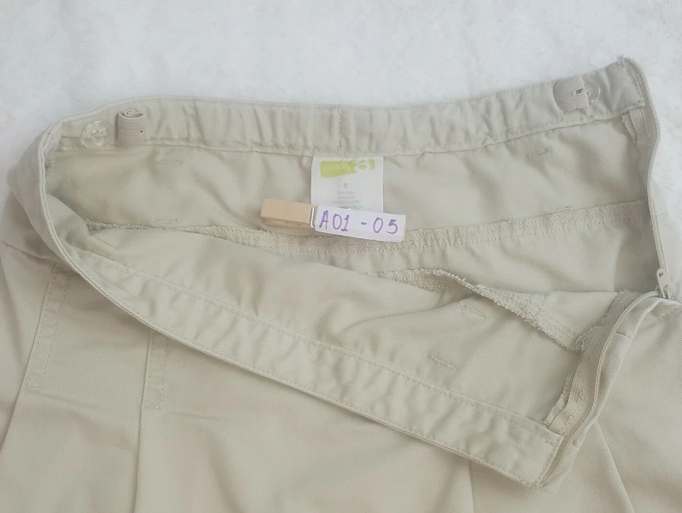 Crazy 8 девочек школьной формы бежевый юбка размер 8 подержанные - Изображение 3 из 4