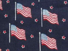 BTY Fabric Little America Stars and Stripes 44" x 36" 00