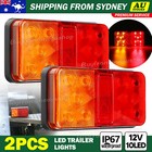<!--F#f_0-->2X 10LED Waterproof 12V Rear Stop Brake Turn Tail Lights Truck Trailer Caravan<!--F/-->