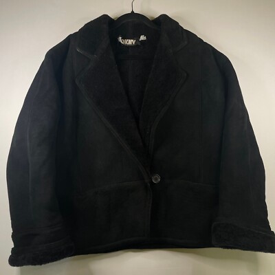 DKNY archive leather × wool best black s-l400.jpg