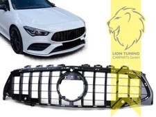 Sportgrill Kühlergrill für Mercedes Benz CLA C118 X118 schwarz glänzend