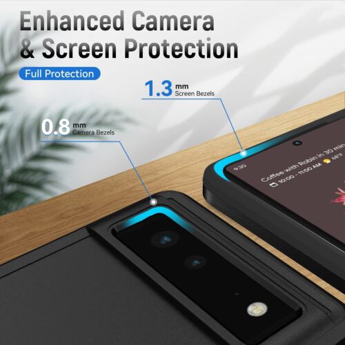 For Google Pixel 6 / 7 / 7a / 8 / 8a / 9 / 9 Pro XL - Case Rugged Hybrid Cover - Picture 3 of 12