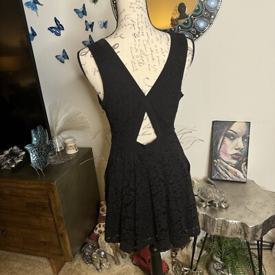 knee length dresses for ladies Free People Tabby Lace Mini Dress main image 1