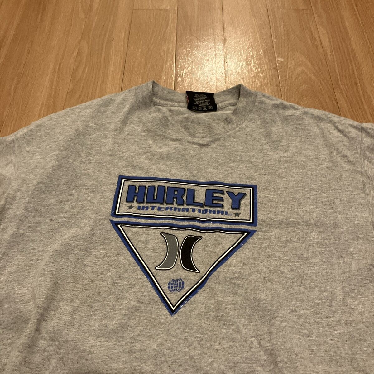 Vintage Hurley International Men's Gray T Shirt Rare Tag Vintage Hurley International Men's Gray T Shirt Rare Tag
