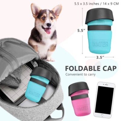 Dog Travel Water Bottle,Portable Dog Water Bottle Pet Drinking Bottle Drink Cup