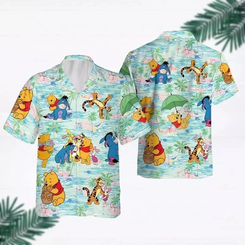 Winnie Puuh 3D HAWAII SHIRT Muttertag Geschenk All Over Print Bestpreis - Bild 3 von 3