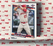 2022 TOPPS OPENING DAY BASEBALL BOMB SQUAD MIKE TROUT LOS ANGELES ANGELS BS-8