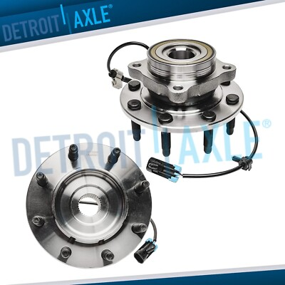 #ad 4WD Front Wheel Bearing and Hub for Chevrolet Silverado GMC Sierra 2500 HD 8 Lug $155.81