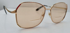 Vintage Marcolin 990-117 Gold Oval Metal Sunglasses Italy FRAMES ONLY