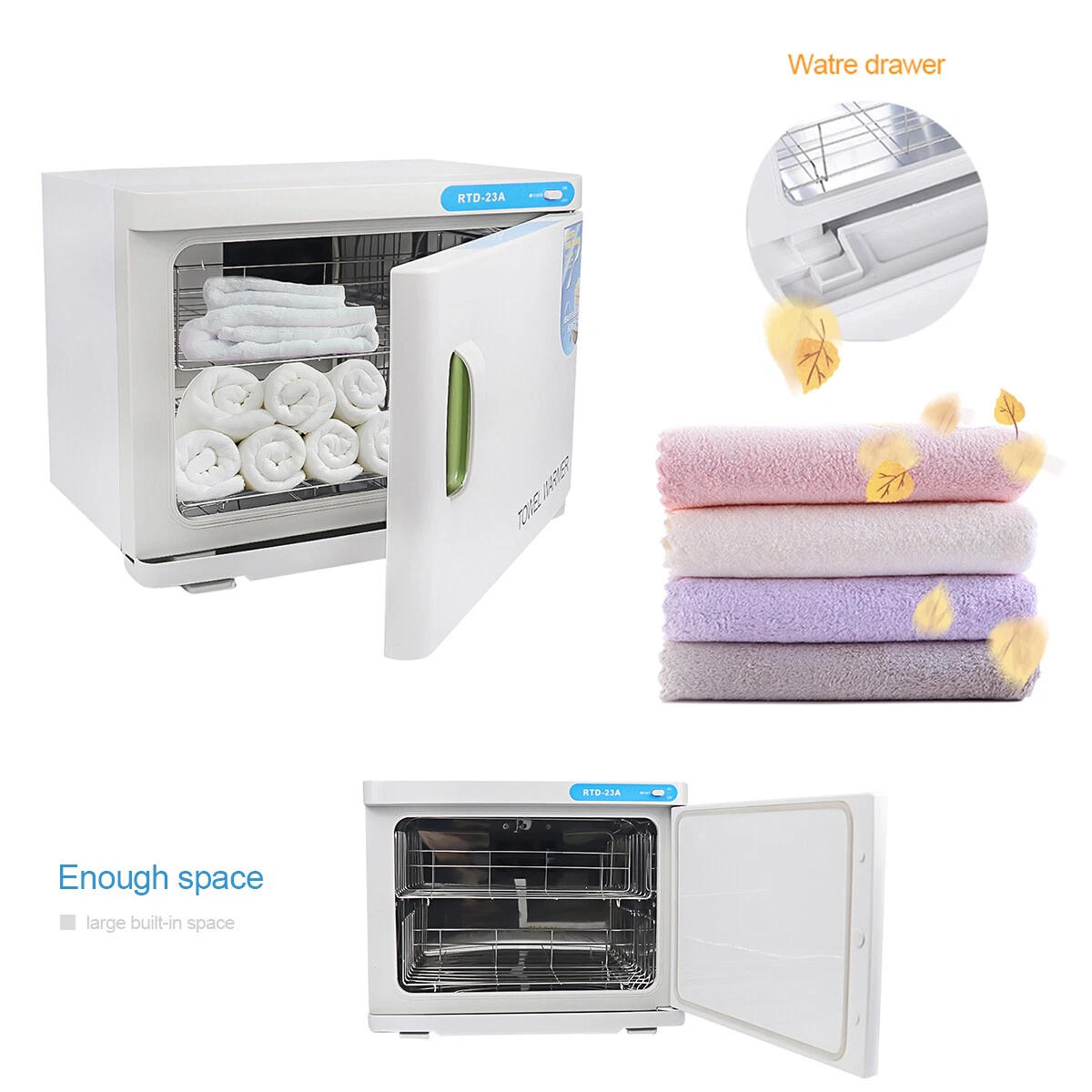 23L Dry Heat Sanitizing UV Sterilizing Cabine Towel Warmer RTD-23A+2  Baskets CE | eBay