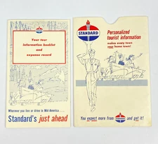 1956 Standard Gas & Oil Advertising Information Expense Record Book Calendar VTG