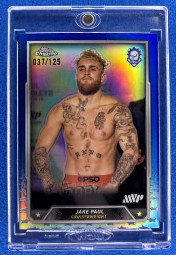 Jake Paul [Blue Refractor] #1 2024 Topps Chrome card