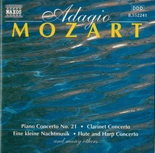 Adagio Mozart - Naxos CD - Jeno Jando, Takako Nishzaki, Istropolitana, et al.