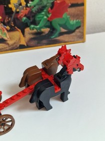 Lego vintage set System Castle 6056 Dragon Wagon, with box and instructions