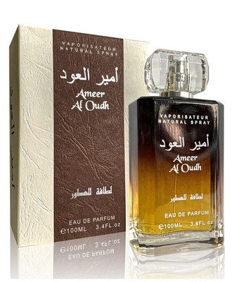 Lattafa  Ameer  Al  Oudh  Eau  de  Parfum  100ml  Natural  Spray   New  In  box.
