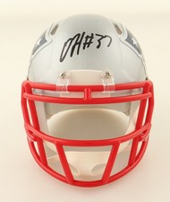 Damien Harris Signed Patriots Speed Mini Helmet
