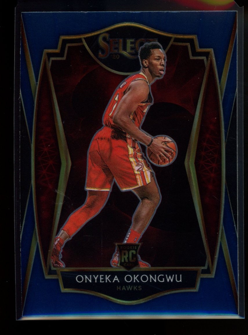 2020-21 Panini Select #186 Onyeka Okongwu Blue
