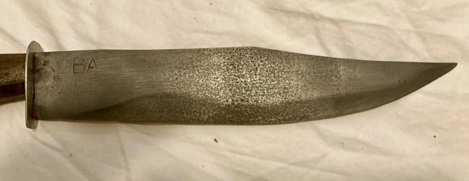 De colección. Cuchillo Negrito Bolo Filipinas hoja de 10" con funda de cuero Foto 4 de 4