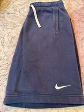 mens blue nike jersey shorts size s