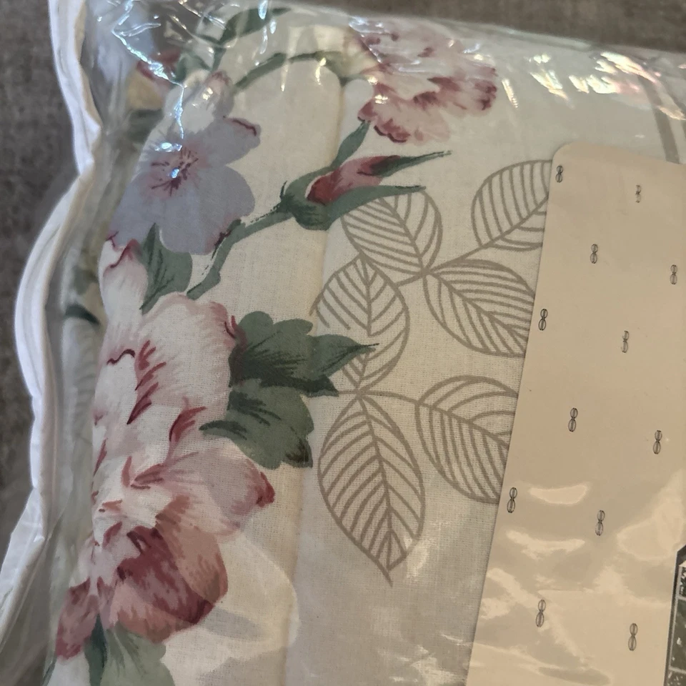 Bill Blass Springmaid Romance Rose Quilted Bedspread Ruffle Queen Vintage - Image 4 of 4