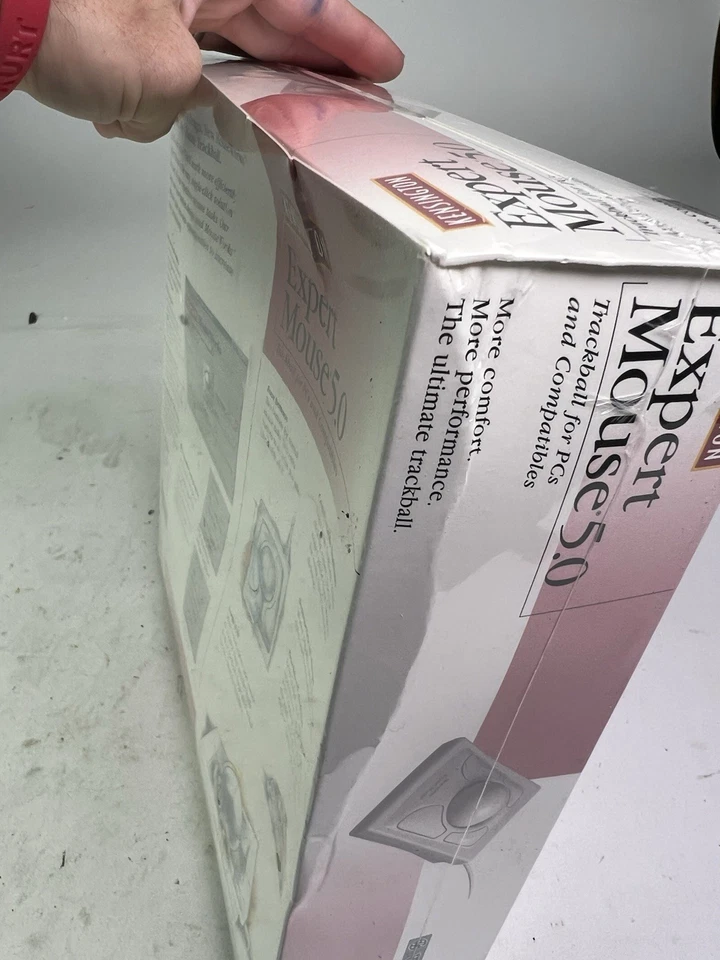 Vintage Kensington Expert Mouse 5.0 Trackball PC Computer 4 Button Sealed NOS - Image 4 of 4