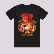 Anime Set Your Heart Ablaze T Shirt Size S - 5Xl Gift For Friends, Kids